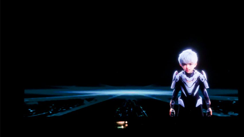 人民網(wǎng)原創(chuàng)虛擬主持人白澤。主辦方供圖