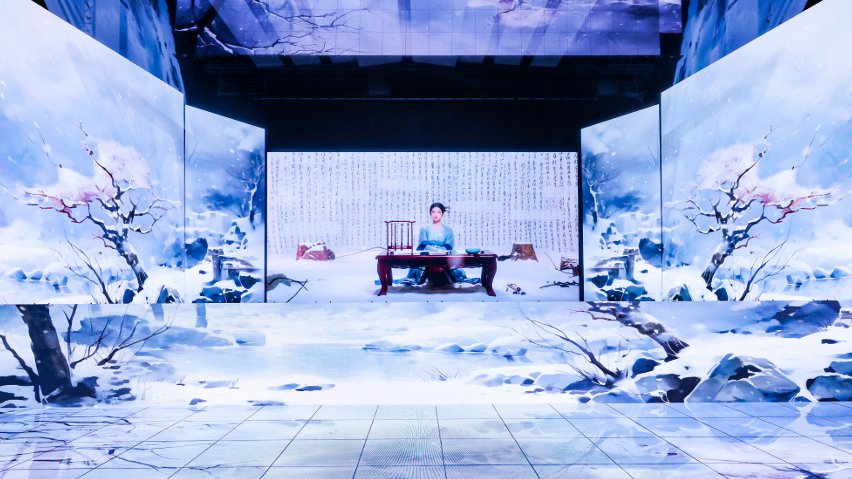 網(wǎng)易云音樂與小冰公司推出虛擬歌手陳水若演唱《風(fēng)雪千千》。主辦方供圖