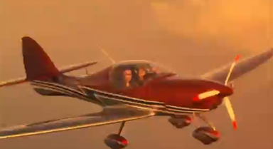 試飛的飛機(jī)與晚霞同框 氛圍感拉滿(mǎn)